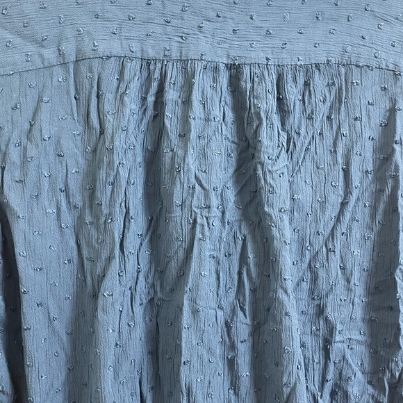 Loft Blue Blouse Medium - Picture 7 of 10